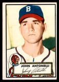 1952 Topps Baseball #140 John Antonelli Braves VG-EX 544215