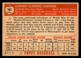 1952 Topps Baseball #141 Clint Hartung Giants EX+/EX-MT 544216