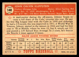 1952 Topps Baseball #148 Johnny Klippstein Cubs EX+/EX-MT 544223