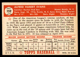 1952 Topps Baseball #152 Al Evans Red Sox EX-MT 544227