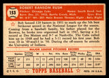 1952 Topps Baseball #153 Bob Rush Cubs EX-MT 544228