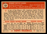 1952 Topps Baseball #157 Bob Usher Cubs EX-MT 544232