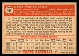 1952 Topps Baseball #161 Bud Byerly Reds EX+/EX-MT 544235