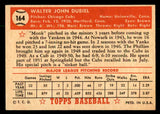 1952 Topps Baseball #164 Walt Dubiel Cubs EX-MT 544238