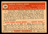 1952 Topps Baseball #189 Pete Reiser Indians VG-EX 544263
