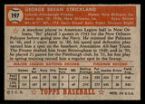 1952 Topps Baseball #197 George Strickland Pirates EX-MT 544269