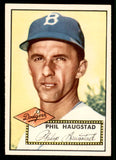 1952 Topps Baseball #198 Phil Haugstad Dodgers EX-MT 544270
