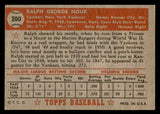 1952 Topps Baseball #200 Ralph Houk Yankees EX+/EX-MT 544272