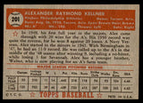 1952 Topps Baseball #201 Alex Kellner A's EX-MT 544273
