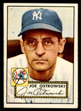 1952 Topps Baseball #206 Joe Ostrowski Yankees EX-MT 544278
