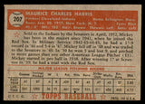 1952 Topps Baseball #207 Mickey Harris Indians EX-MT 544279