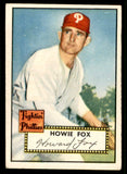1952 Topps Baseball #209 Howie Fox Phillies VG-EX 544281