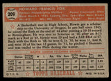 1952 Topps Baseball #209 Howie Fox Phillies VG-EX 544281
