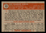 1952 Topps Baseball #212 Ned Garver Browns EX+/EX-MT 544284