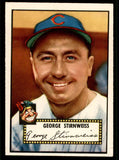 1952 Topps Baseball #217 Snuffy Stirnweiss Indians EX-MT 544288