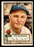 1952 Topps Baseball #218 Clyde Mccullough Pirates EX+/EX-MT 544289