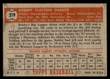 1952 Topps Baseball #219 Bobby Shantz A's EX-MT 544290