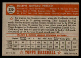 1952 Topps Baseball #220 Joe Presko Cardinals EX-MT 544291