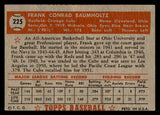 1952 Topps Baseball #225 Frank Baumholtz Cubs EX-MT 544296