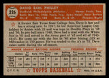 1952 Topps Baseball #226 Dave Philley A's EX-MT 544297