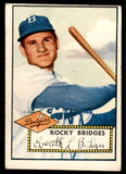 1952 Topps Baseball #239 Rocky Bridges Dodgers EX-MT 544309