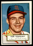 1952 Topps Baseball #242 Tom Poholsky Cardinals VG-EX 544312