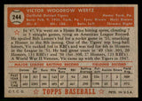1952 Topps Baseball #244 Vic Wertz Tigers EX-MT 544314