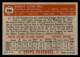 1952 Topps Baseball #246 George Kell Tigers EX-MT 544316