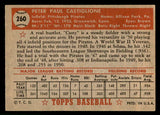1952 Topps Baseball #260 Pete Castiglione Pirates EX-MT 544329