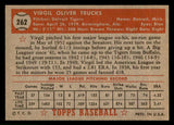 1952 Topps Baseball #262 Virgil Trucks Tigers EX-MT 544330