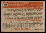 1952 Topps Baseball #264 Roy Hartsfield Braves EX-MT 544332