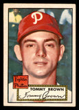 1952 Topps Baseball #281 Tommy Brown Phillies EX 544346