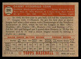 1952 Topps Baseball #291 Gil Coan Senators EX-MT 544356