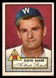 1952 Topps Baseball #292 Floyd Baker Senators EX-MT 544357