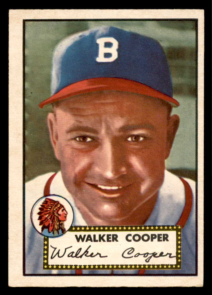 1952 Topps Baseball #294 Walker Cooper Braves EX-MT 544359