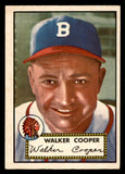 1952 Topps Baseball #294 Walker Cooper Braves EX-MT 544359