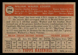 1952 Topps Baseball #294 Walker Cooper Braves EX-MT 544359