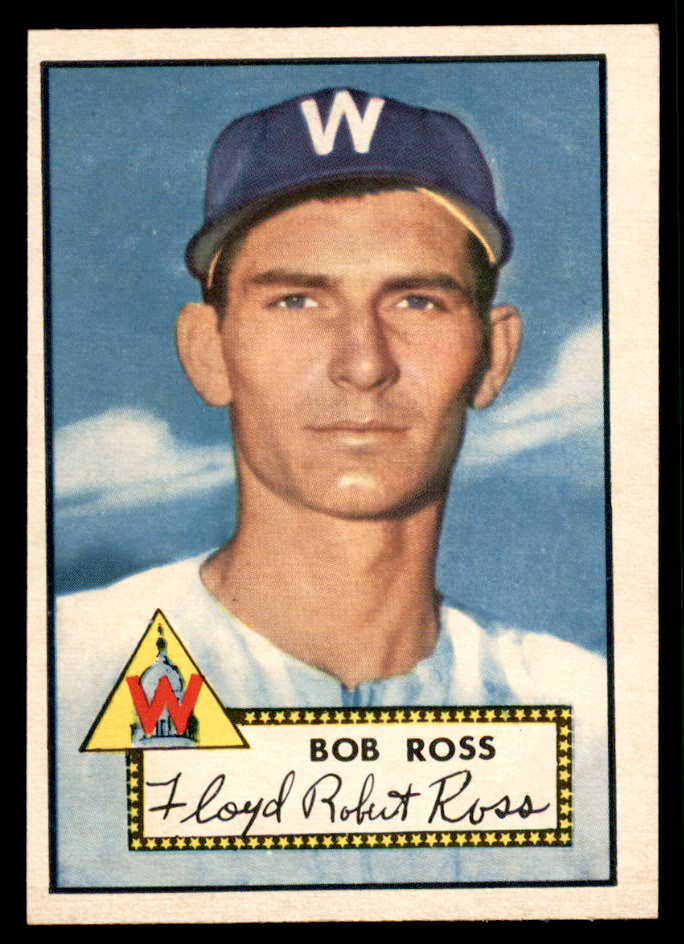 1952 Topps Baseball #298 Bob Ross Senators EX-MT 544363