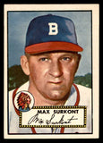 1952 Topps Baseball #302 Max Surkont Braves EX+/EX-MT 544367