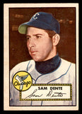 1952 Topps Baseball #304 Sam Dente White Sox GD-VG 544369