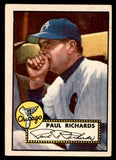 1952 Topps Baseball #305 Paul Richards White Sox EX-MT 544370