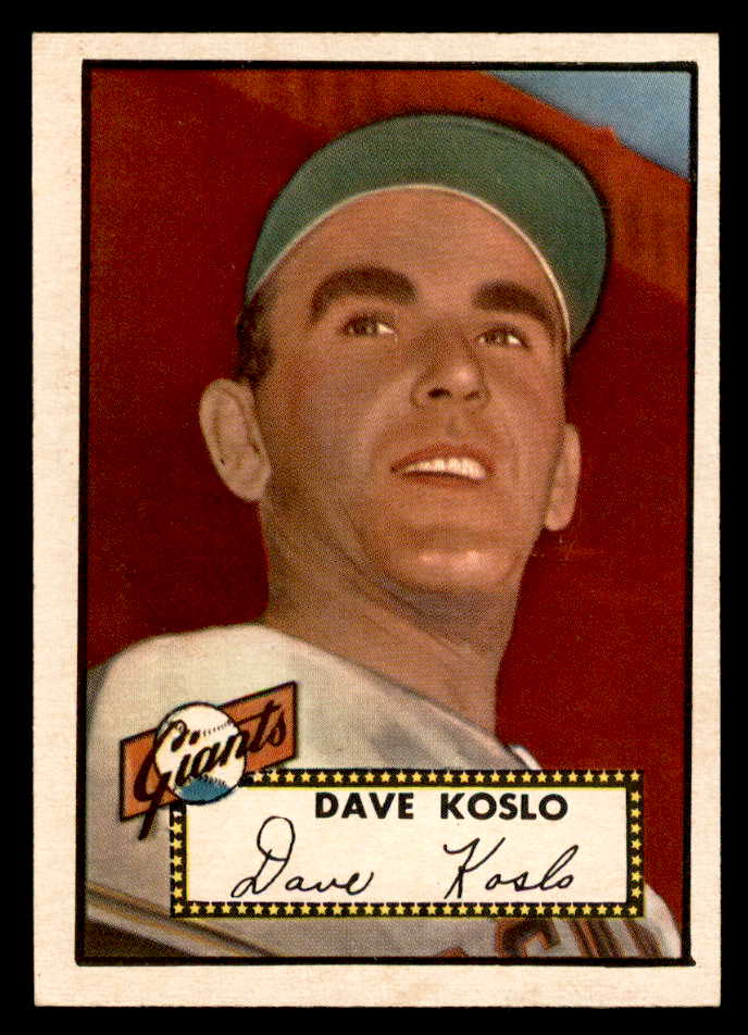 1952 Topps Baseball #336 Dave Koslo Giants VG-EX 544381