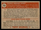 1952 Topps Baseball #336 Dave Koslo Giants VG-EX 544381