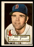 1952 Topps Baseball #343 Dick Gernert Red Sox EX 544385