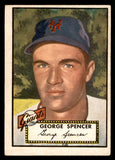 1952 Topps Baseball #346 George Spencer Giants EX 544386