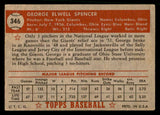 1952 Topps Baseball #346 George Spencer Giants EX 544386