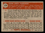 1952 Topps Baseball #378 Les Fusselman Cardinals VG-EX 544393