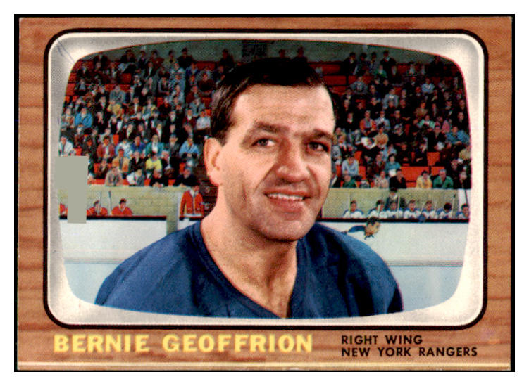 1966 Topps Hockey #085 Bernie Geoffrion Rangers EX-MT 417903