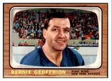1966 Topps Hockey #085 Bernie Geoffrion Rangers EX-MT 417903