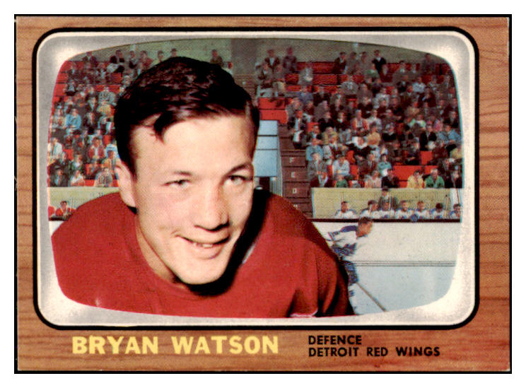 1966 Topps Hockey #048 Bryan Watson Red Wings NR-MT 417948